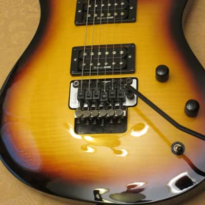 Washburn XM DLX-FR Flamed Tobacco Burst | Reverb