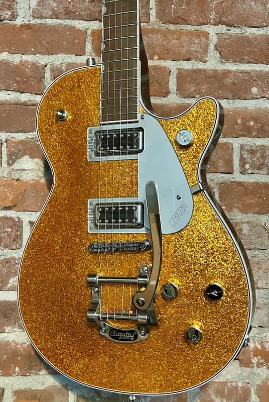 Gretsch G5230T Electromatic Jet FT with Bigsby, Gold Sparkle, Comes Pro Set Up, Help Support Brick & Mortar Music Shops ! image 1