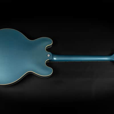 2023 Gibson Custom Shop '59 ES-335 Dot Reissue - Pelham Blue VOS | USA Vintage 1959 Semi-Hollow Custombucker AlNiCo III Unpotted Humbucker 3.39kg | CoA OHSC image 10