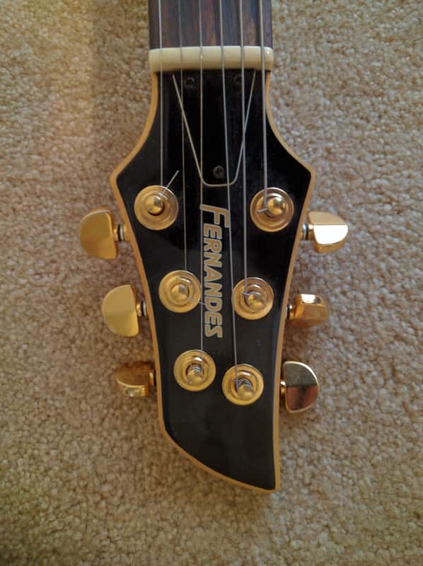 1991 Fernandes FRE-100 PRS-style guitar, MIJ, high quality