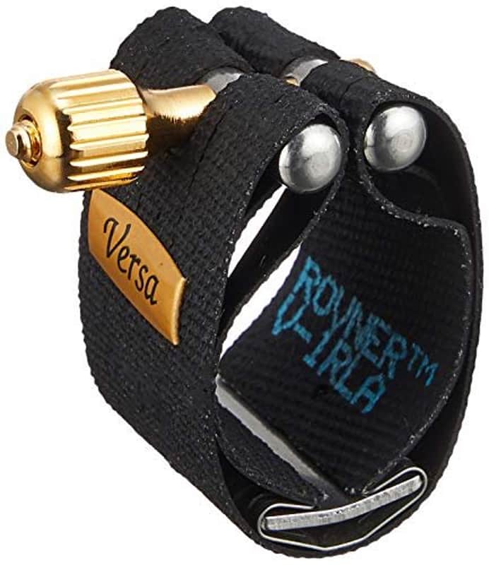 Rovner Ligature & Plastic Cap for Alto Standard Saxophone - Versa Ligature for Hard Rubber Mouthpiece (V-1RL) image 1