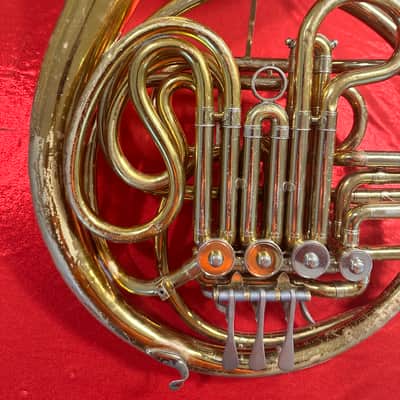 C.G. Conn LTD USA Double French Horn - Lacquer image 4