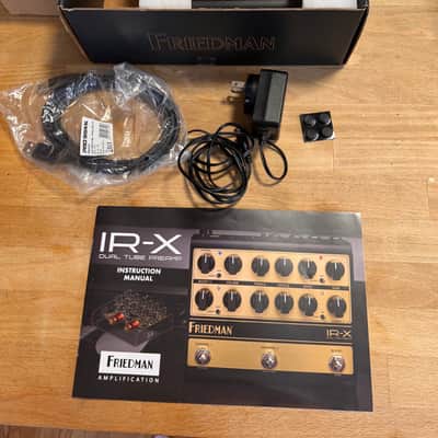 Friedman IR-X Dual Tube Preamp/DI — Like New w/ Full Kit — Box, PSU, Cables image 4