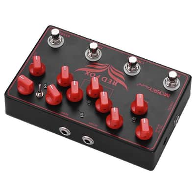 Red Fox 4-in-1 Multi Effects Pedal With Overdrive, Chorus, Delay, FX Loop Pedal image 3
