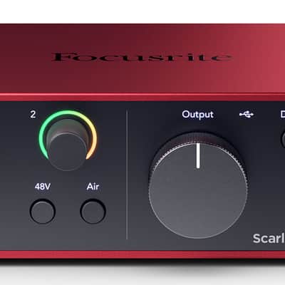 Focusrite Scarlett Solo Studio 4th Gen Recording Interface+Mic+Pop Fillter+Cable image 2