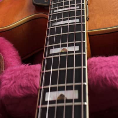 Guild  Artist Award B w/floating DeArmond pickup Arch Top Acoustic Guitar (1961), ser. #17325, brown tolex hard shell case. image 14