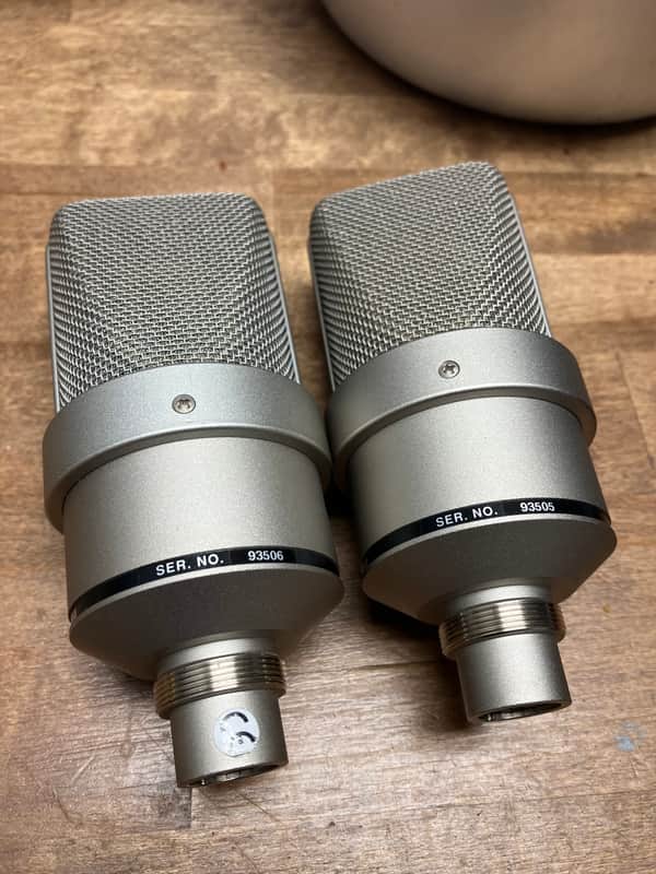 Neumann TLM 103 Large Diaphragm Cardioid Condenser Microphone Stereo Pair 1997 - Present - Nickel image 1
