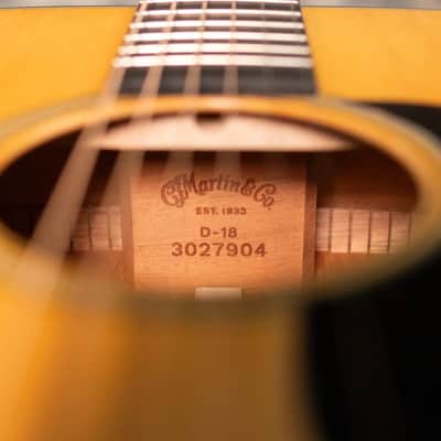 Martin D-18 Standard Series Acoustic Guitar with Hardshell Case image 13