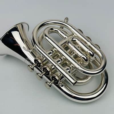 Jupiter JPT-416 Bb Pocket Trumpet that is Silver Plated and in Mint Condition! image 16