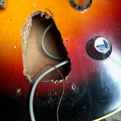 1960s Framus Star Bass 5/150 -"Wyman Bass" w/hard case - AS-IS, For Restoration/Parts image 16