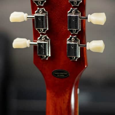 Epiphone 1959 Les Paul Standard Reissue Electric Guitar - Deep Cherry Sunburst with Hardshell Case image 7