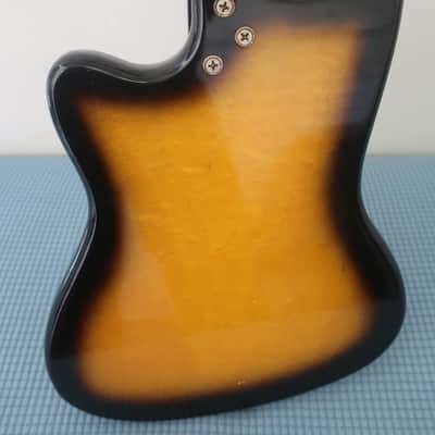 Vintage 1965 Harmony Bobcat Silhouette Holiday Sunburst 1 DeArmond Pick Ups Ultra Clean Harmony H14 image 9