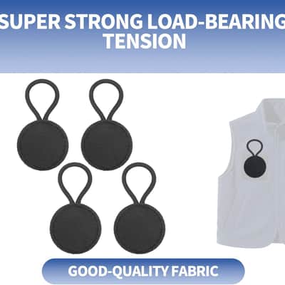 2pcs Mic Clips for Law Enforcement, Radio Microphone Holder Extra Strong Stitching Police Mic Clip Hands-Free Equipmen Accessories Microphone Radio Loop for Vest Belt Outgoing Activities image 3
