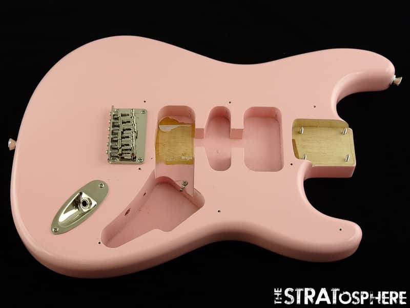 Fender Squier Classic Vibe 50s Stratocaster HT BODY &HARDWARE Shell Pink image 1