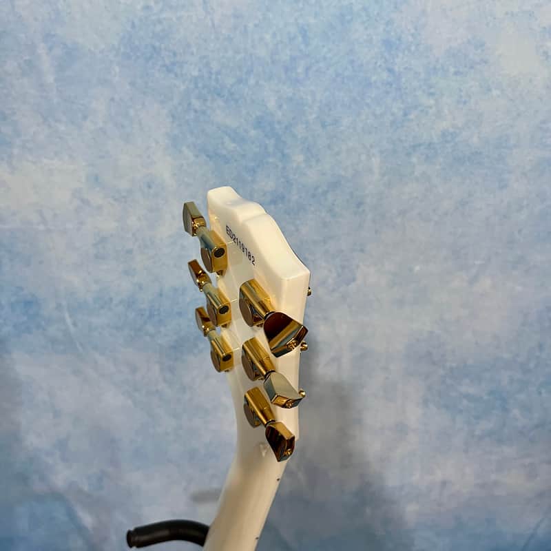 Edwards by ESP E-LP-130-CD Custom 2021 White Made in Japan Les