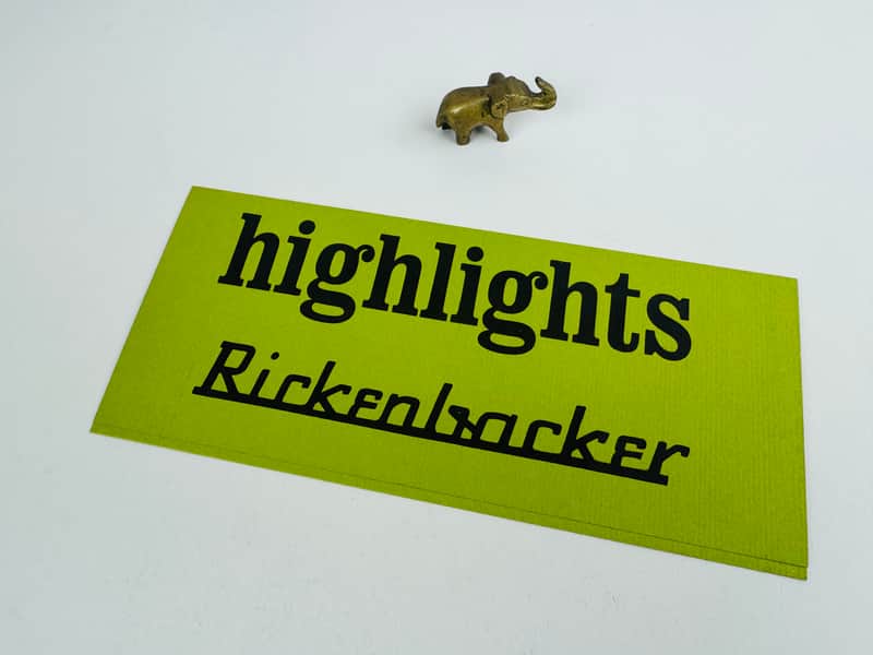 Rickenbacker "Highlights" Foldout Brochure 1970 image 1
