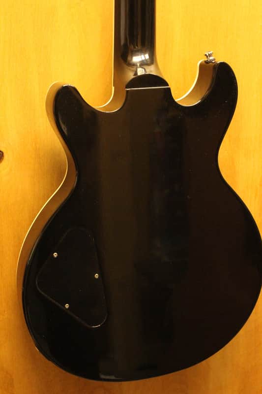 Gibson USA Les Paul Double Cutaway Standard DC Guitar, Ebony, HDSC