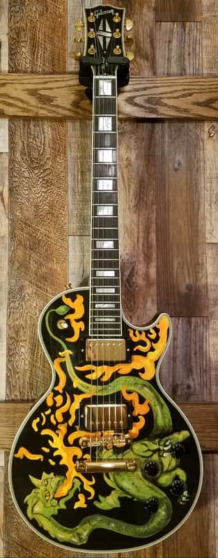 Gibson Les Paul Custom 2003 Black Dragon image 1