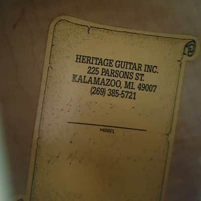 Heritage H-550 2011 Sunburst image 5