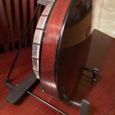Saga Vintage 5-String Resonator Banjo Mahogany 1976 image 9