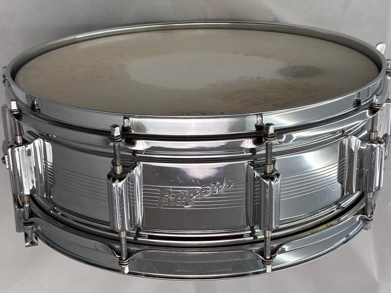 Vintage Rogers 7 Line Dyna-Sonic 5x14 COB Snare Drum #4129 (all orig) image 1