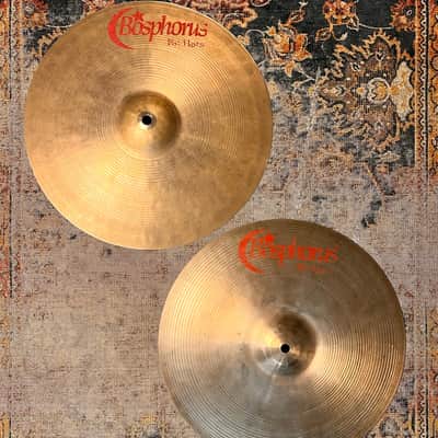 ORIGINAL Bosphorus FAT HATS Hihats 14” 910 1050 g Stanton Moore! LIGHT Smooth! Beautifully Mellowed image 1