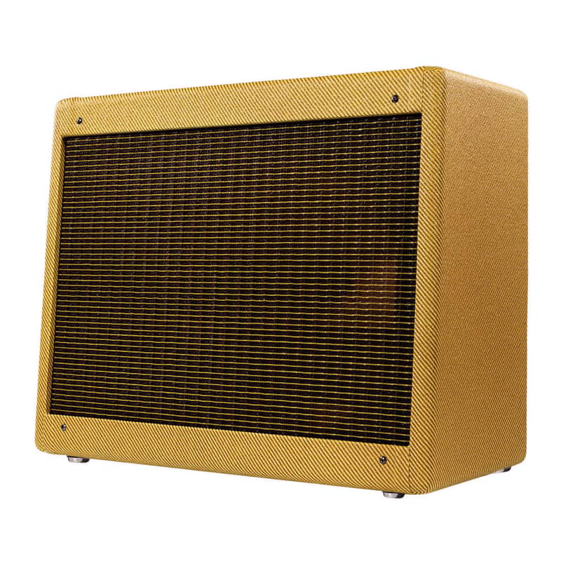 Mojotone Fender Tweed Blues Junior 1x12 Combo Guitar Amp Cabinet With Lacquered Tweed Finish image 1