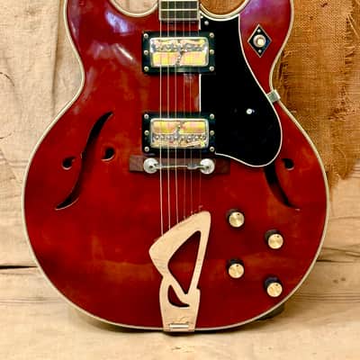 Harmony H-72 1972 - Burgundy image 3