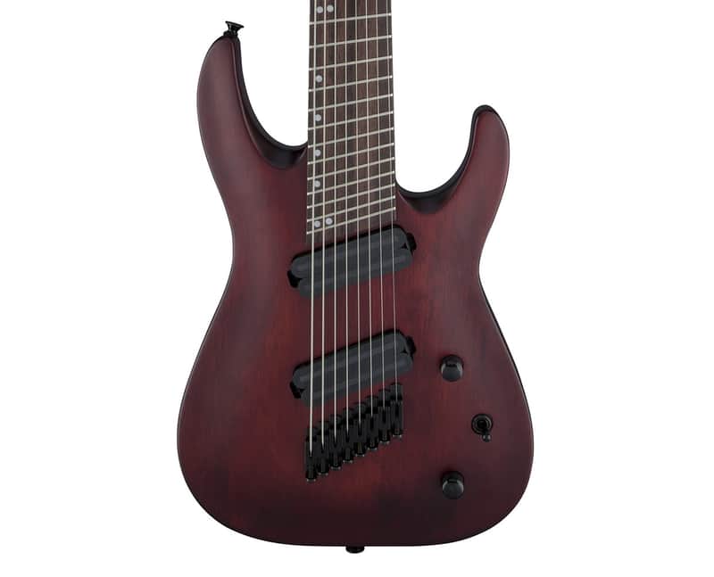 Jackson X Series Dinky Arch Top DKAF8 MS Laurel FB Multi-Scale Stained Mahogany image 1