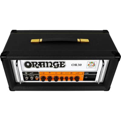 Orange OR30 30 Watt Tube Guitar Amplifier Head - Black image 3