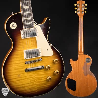 2021 - Gibson Custom Shop Made 2 Measure Murphy Lab '59 Les Paul Standard Murphy Painted Ultra Heavy Aged Kindred Burst image 1