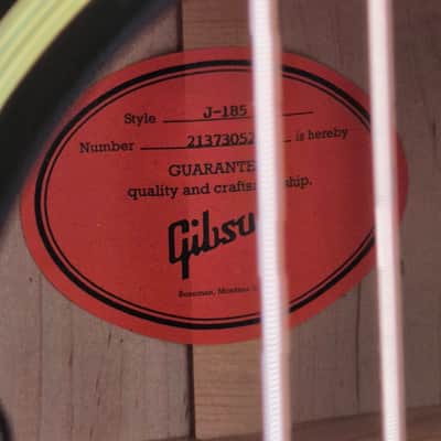 Gibson J-185 Original 2023 - Vintage Sunburst image 9