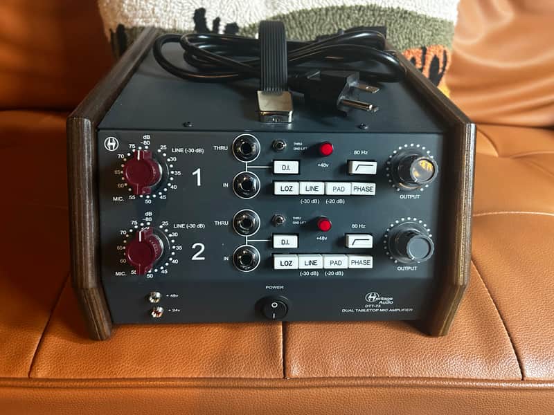 Heritage Audio DTT-73 Dual Tabletop Microphone Preamplifier 2020s image 1