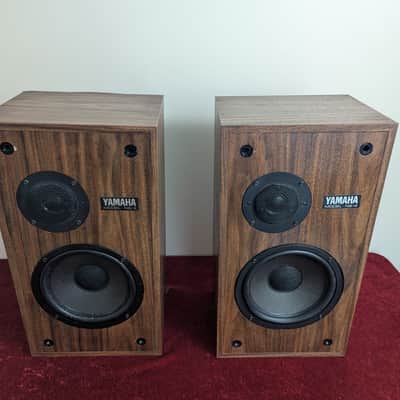 Yamaha NS-4 Vintage Natural Sound Bookshelf Monitors Speakers 1970s 1980s Made in USA image 1