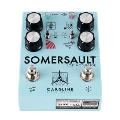 Caroline Guitar Company Somersault Lo-Fi Modulator Pedal - Blue image 4