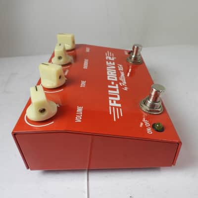 Fulltone Custom Shop Full Drive 2 Overdrive Effects Pedal Fiesta Red w/Box image 6