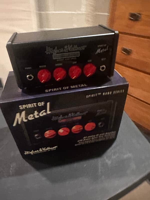 Hughes & Kettner Spirit Nano Spirit of Metal 25-Watt Mini Guitar Amp Head 2020 - 2021 - Black image 1