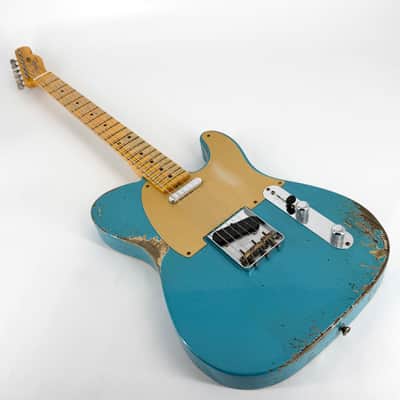 2021 Fender Custom Shop ’52 Heavy Relic Telecaster – Taos Turquoise image 13