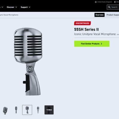 Fake Chinese Shure 55SH Series 2 dynamic cardioid microphone PLEASE READ # 1 image 2