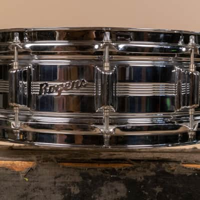 Vintage Rogers 5x14 Big R Dynasonic Snare Drum image 7