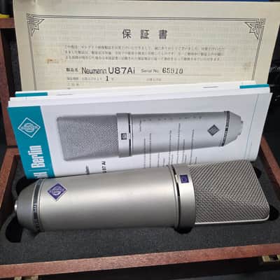 Neumann U 87 Ai Large Diaphragm Multipattern Condenser Microphone 1986 - Present - Nickel image 1