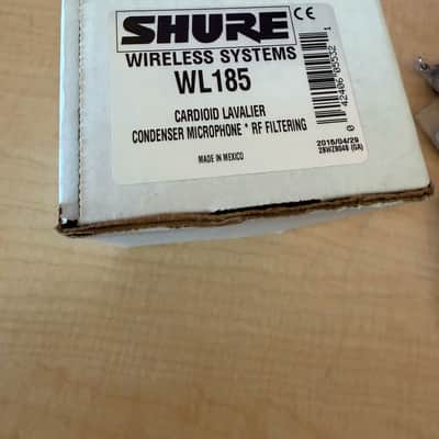 Shure WL184 Supercardioid Condenser Lavalier Mic with 4' TA4F Cable 2011 - Present - Black image 2