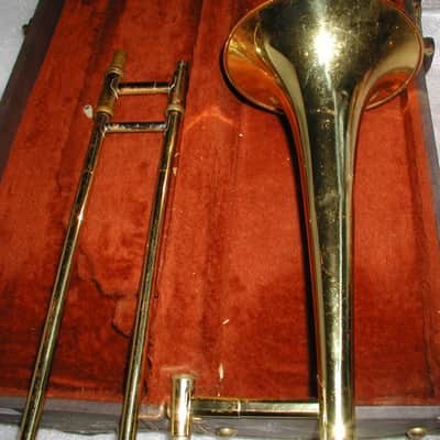 Olds Ambassador Trombone, USA, Brass with Case and Mouthpiece image 3