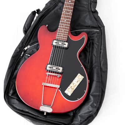 1960 Hofner Colorama II in Cherry Red image 6