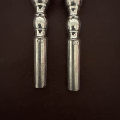 Buescher Symphony Model 10-22R (1923) Bb and A trumpet SN 136409 (silver plated) (gold wash bell) image 17