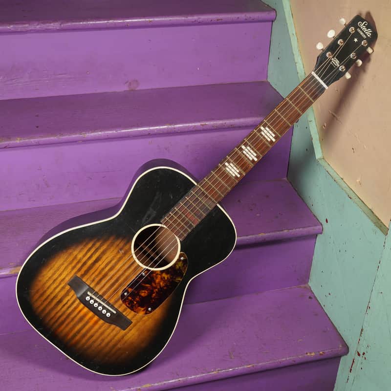 1960s Harmony Stella H929 Parlor Guitar (VIDEO! Fresh Work, Ready)