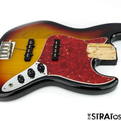 LOADED Vintage 62 RI Fender Jazz Bass BODY 1962 J Bass Guitar 3 Color Sunburst image 1