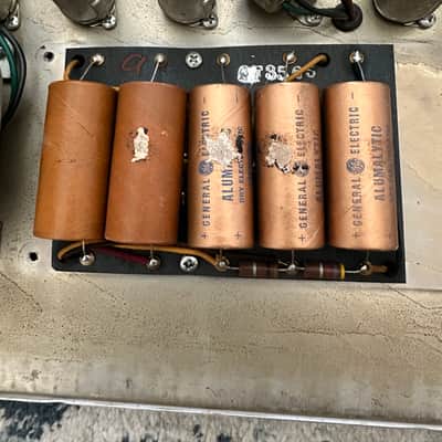 1965 Fender Twin Reverb – AB763 Blackface – Original Schumacher Iron, Jensen C12Ns, Blue Molded Caps image 22