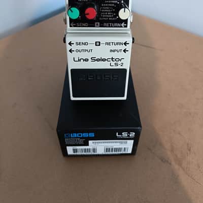Boss LS-2 Line Selector (Silver Label) 1991 - Present - White image 1