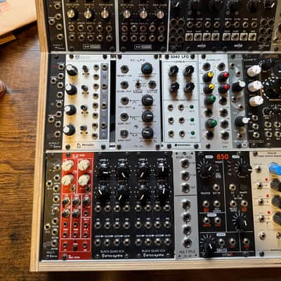 Custom Eurorack Modular Synthesizer (45 modules) in MDLRCASE 9U/114HP Studiocase - Funky Yellow 2021 image 2